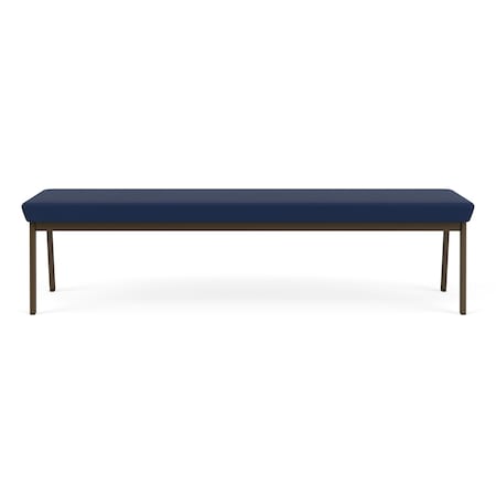Lesro Newport 3 Seat Bench, 67 in W 21 in L 18.5 in H NP3001